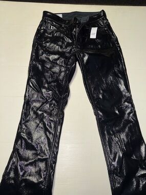 GAP Black Leather Pants- New With Tags